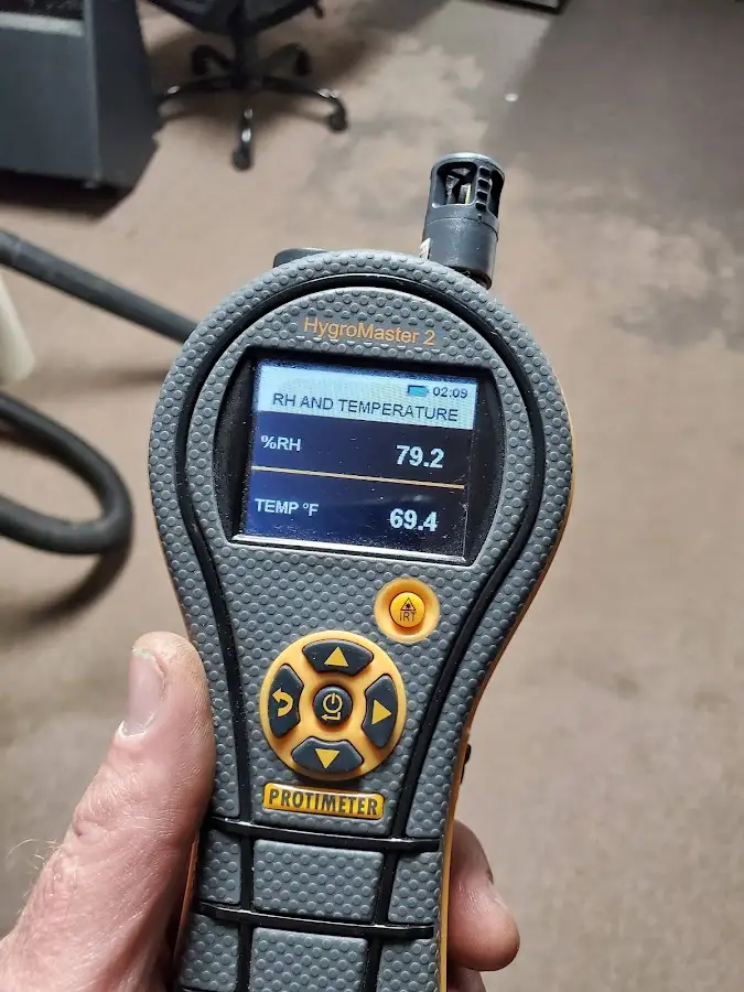 Moisture meter humidity assessment for Mold Remediation & Removal in New Garden